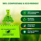 Sir Waggington's Non-Plastic Dog Poop Bags
