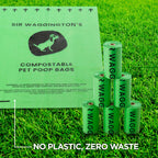 Sir Waggington's Non-Plastic Dog Poop Bags